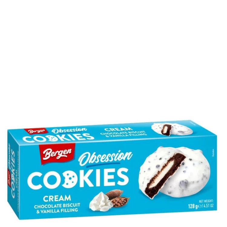 Bergen Obsession Cookie Cream Cookies 128g