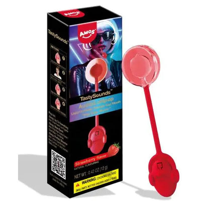 Tasty Sounds Lollipop Strawberry 12g