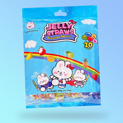 TXMM Jelly Straws Assorted Flavors 400g