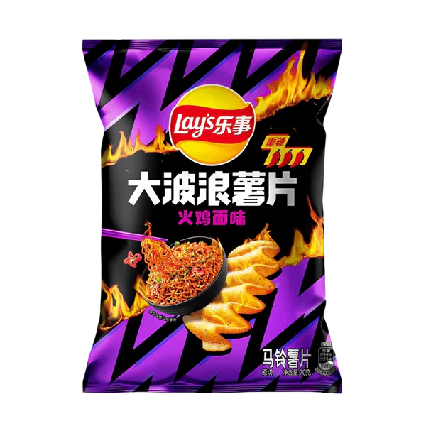 Lays Bag Big Wave Hot Chicken Noodle 70g