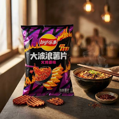 Lays Bag Big Wave Hot Chicken Noodle 70g