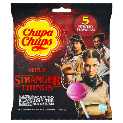 Chupa Chups Stranger Things – 5 Mystery Flavours 114g