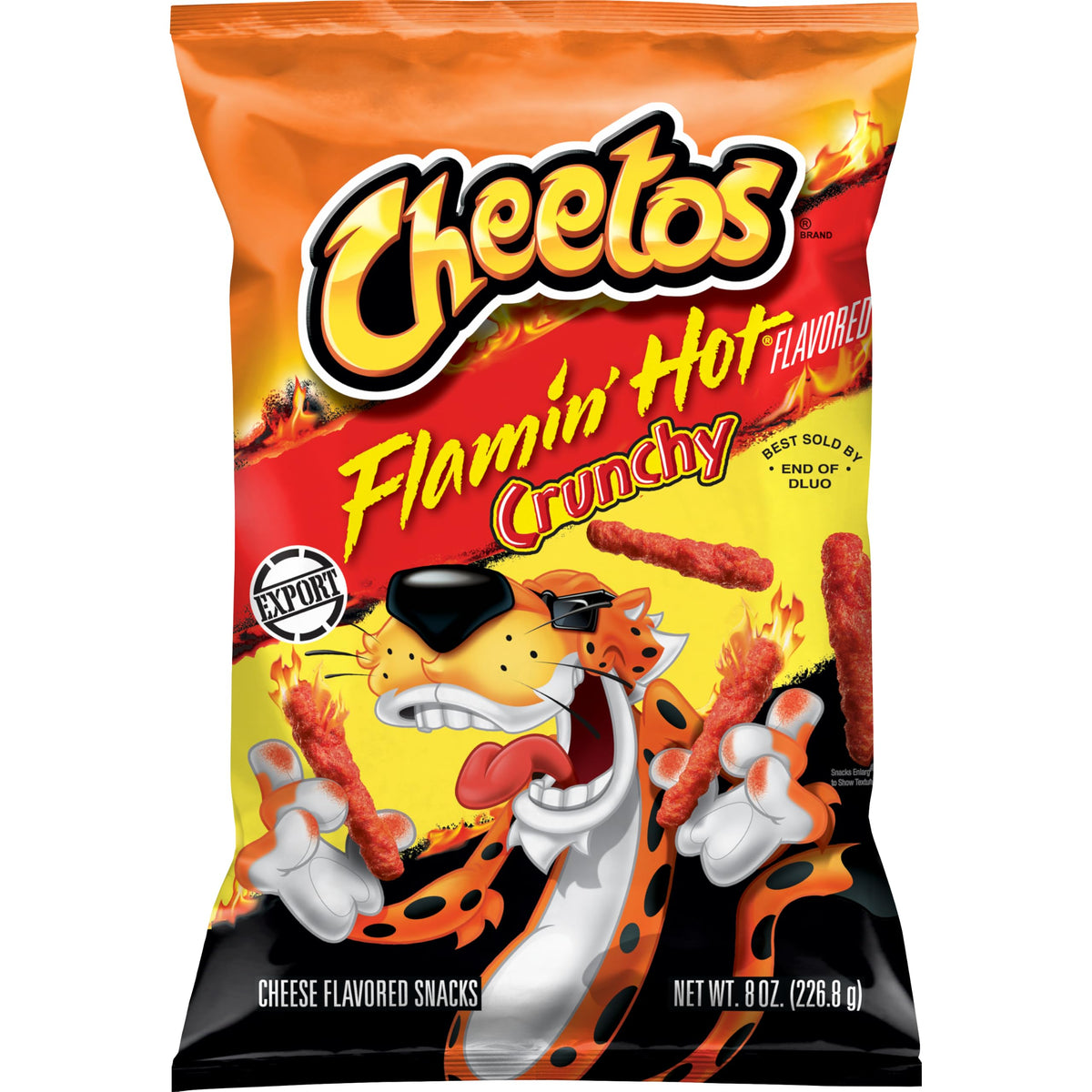 Cheetos Crunchy Flaming Hot 227g