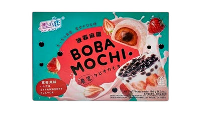 Yuki & Love Boba Mochi Strawberry Flavor 180g