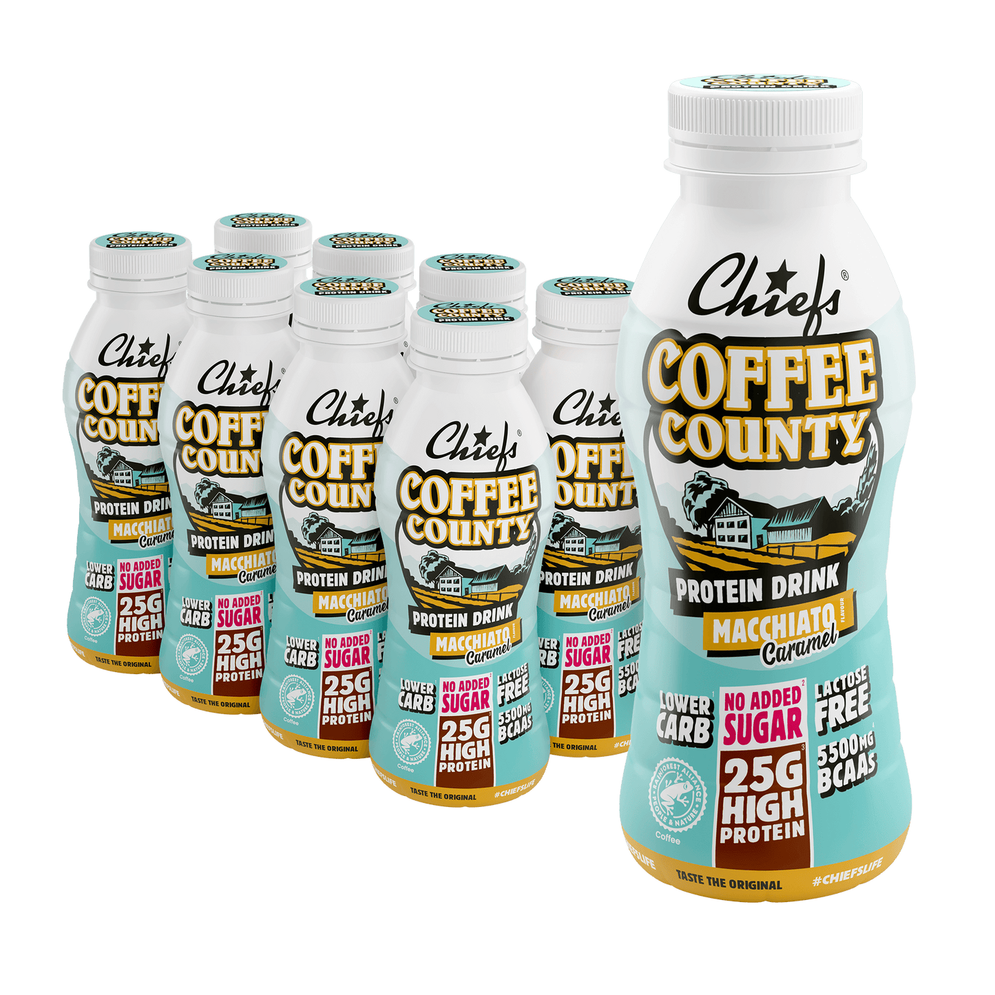Chiefs Coffee County Protein Drink Macchiato Caramel 330ml