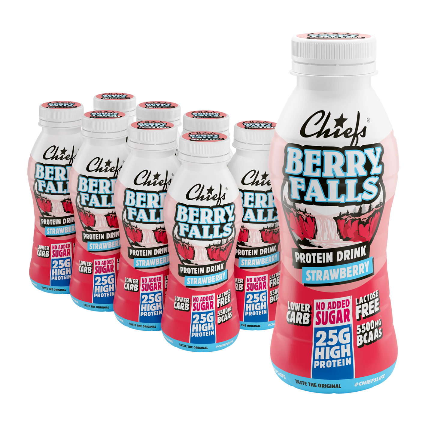 Chiefs Coffee County Protein Drink Strawberry 330ml