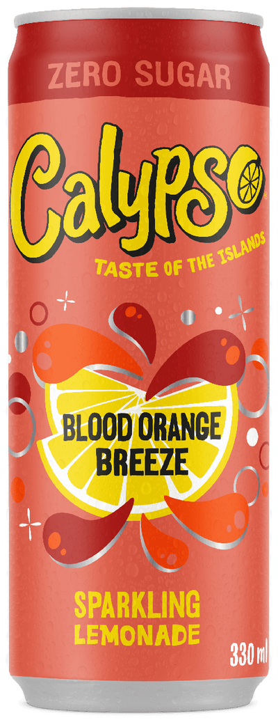 Calypso Zero Sugar Blood Orange Breeze 330ml