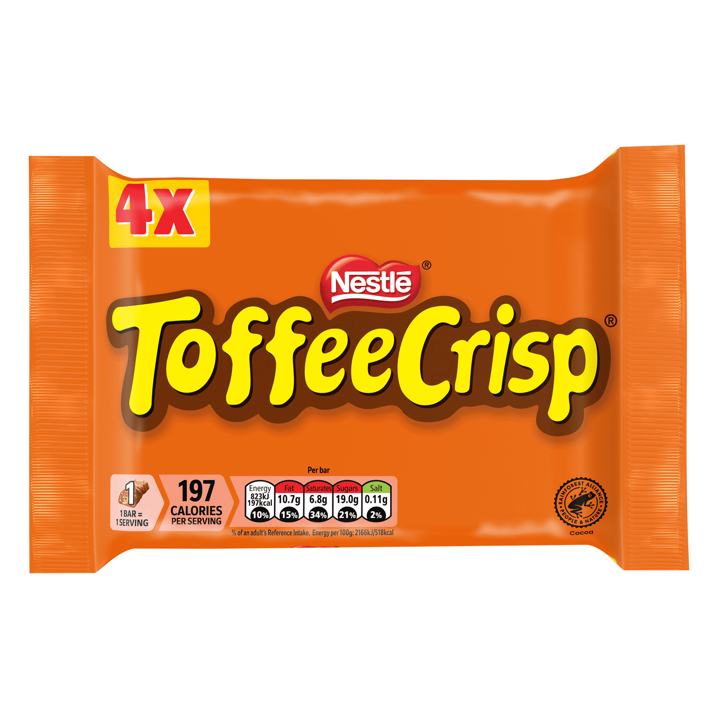 Toffee Crisp Milk Chocolate 4-pack