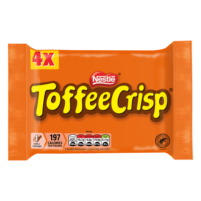 Toffee Crisp Milk Chocolate 4-pack