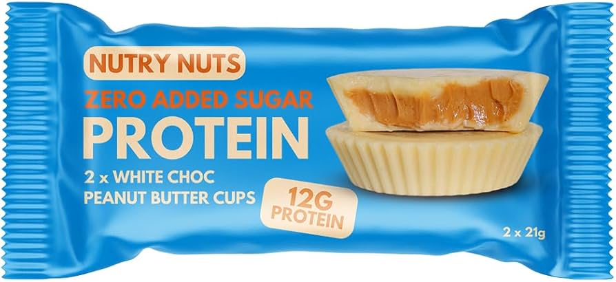 Nutry Nuts Peanut Butter Cups White Chocolate 42g