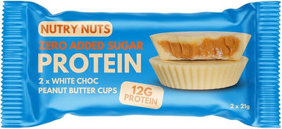 Nutry Nuts Peanut Butter Cups White Chocolate 42g