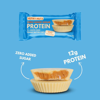 Nutry Nuts Peanut Butter Cups White Chocolate 42g