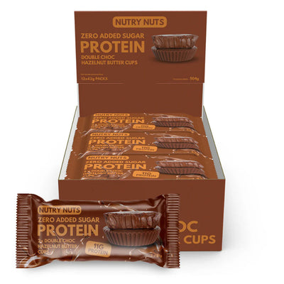 Nutry Nuts Peanut Butter Cups Double Choc Hazelnut 42g