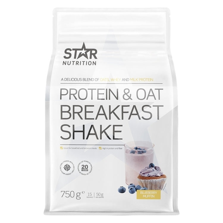 Protein & Oat Breakfast Shake Blueberry Muffin 750g