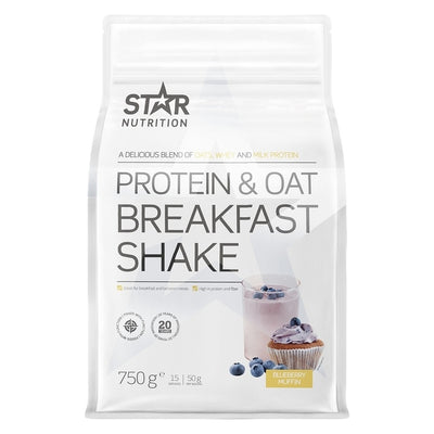 Protein & Oat Breakfast Shake Blueberry Muffin 750g