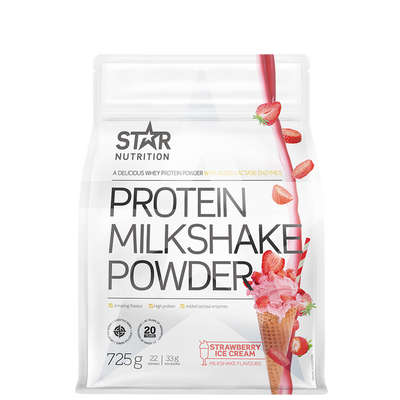 Protein Milkshake Powder Strawberry Ice Cream 725g