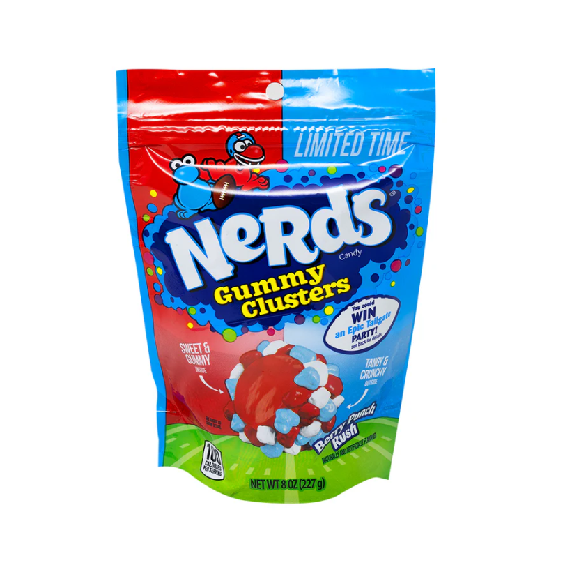Nerds Berry Punch Rush Gummy Clusters 227g