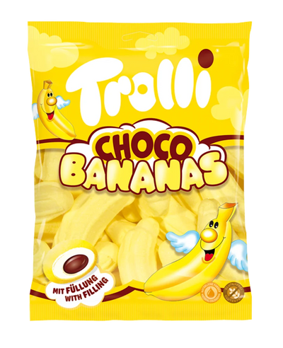 Trolli Mallow Choco Bananas 150g