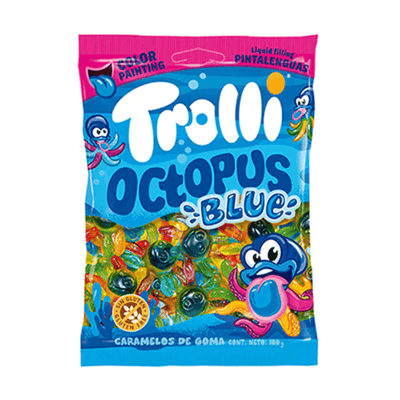 Trolli Octopus Blue 100g