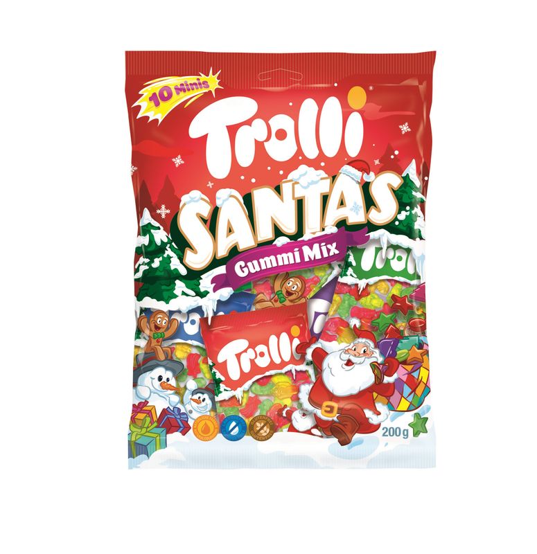 Trolli Santas Gummi Mix 200g