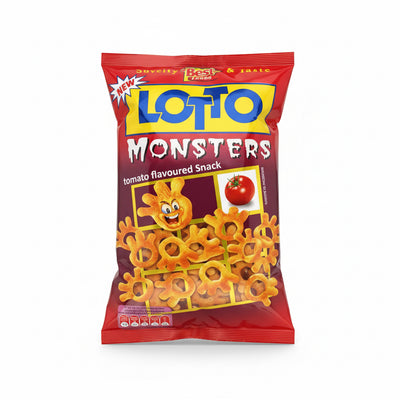 Lotto Monsters Tomato Flavoured Snack 75g