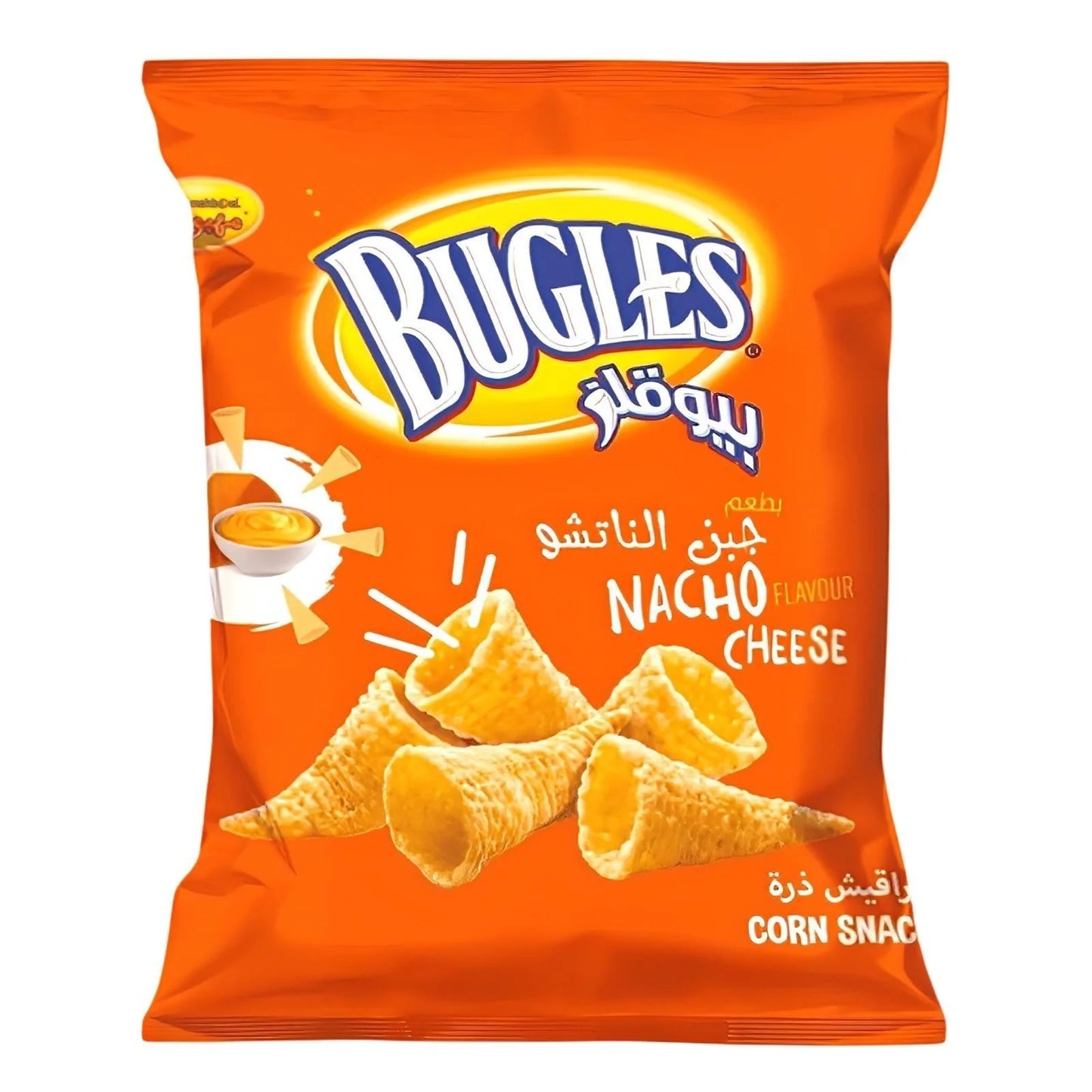 Bugles Nacho Cheese Corn Snacks 100g