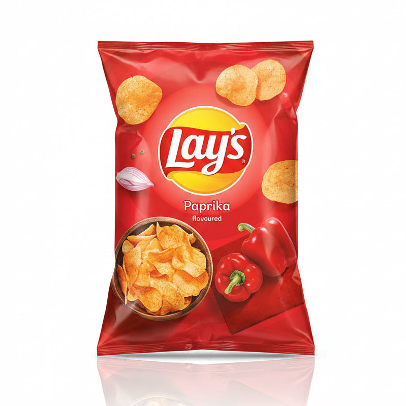 Lay's Paprika Flavoured Potato Chips 130g