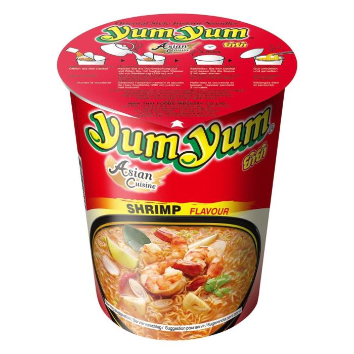 Yumyum Instant Noodle Cup Shrimp Flavour 70g