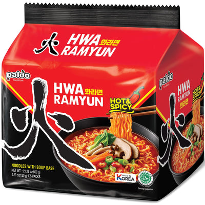 Paldo Hwa Ramyun Hot & Spicy 120g 5pk