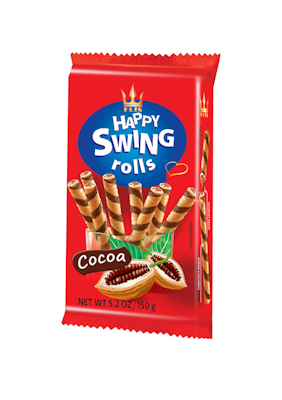 Happy Swing Rolls Cocoa 150g