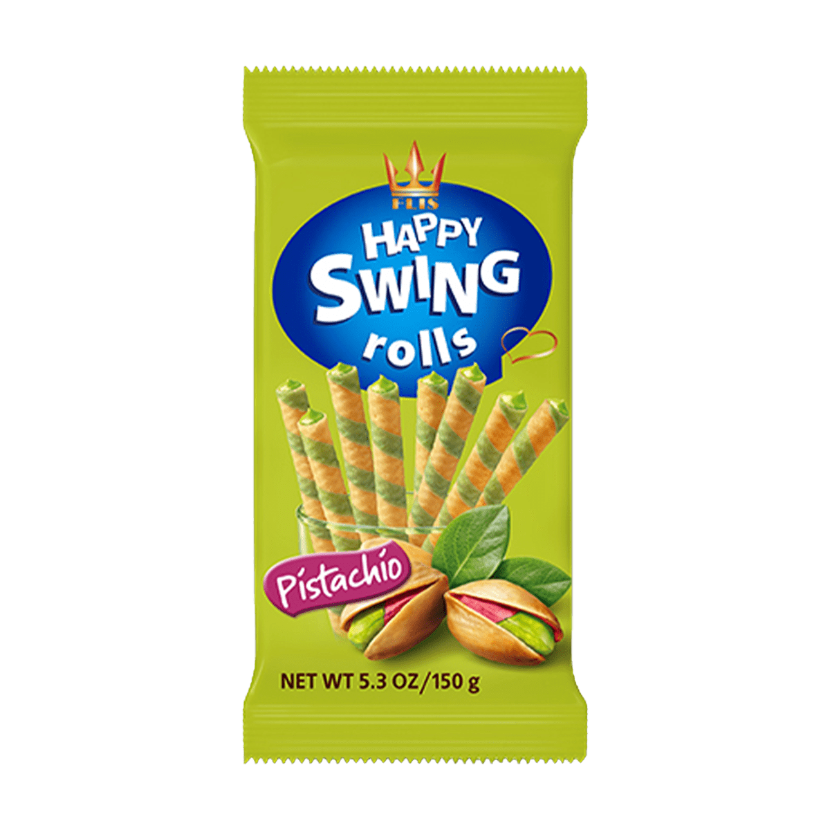 Happy Swing Rolls Pistachio 150g