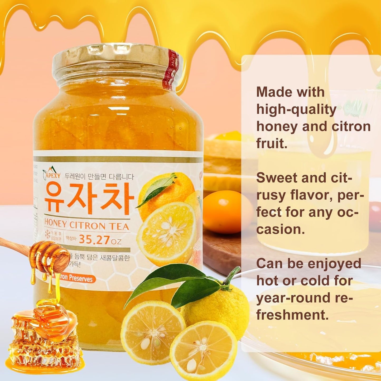 Dooraewon Citron Tea Fruit Sirup Korea 580g