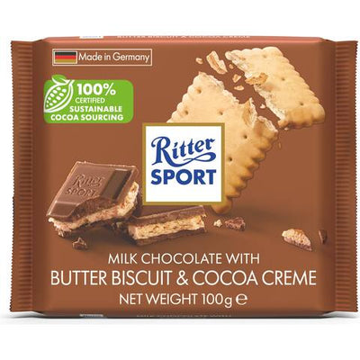 Ritter Sport White Butter Biscuit 100g