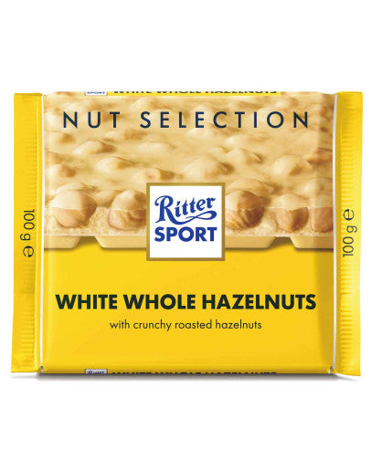 Ritter Sport White Whole Hazelnuts 100g