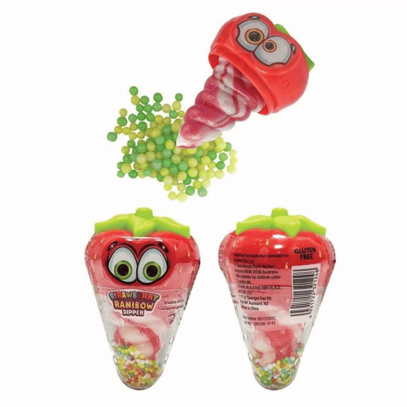 Johny Bee Pop Strawberry Lollipop & Mini Candies 27g