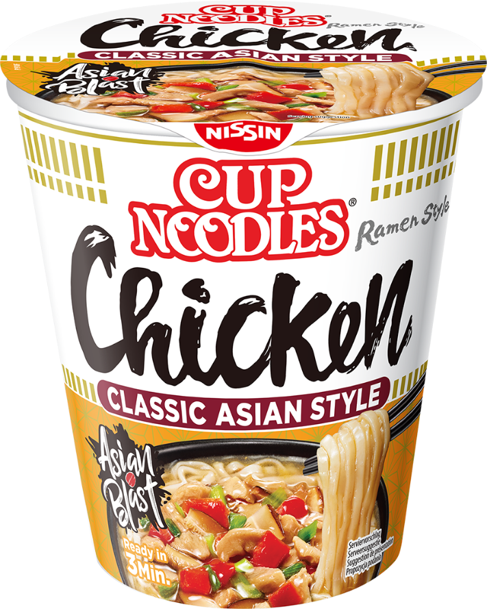 Nissin Cup Noodles Tasty Chicken Asian Style Soup 63g