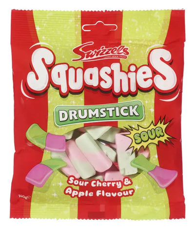 Swizzels Drumstick Squashies Sour Cherry & Apple Flavour 140g