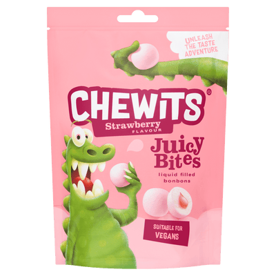 Chewits Strawberry Flavour Juicy Bites Vegan 115g