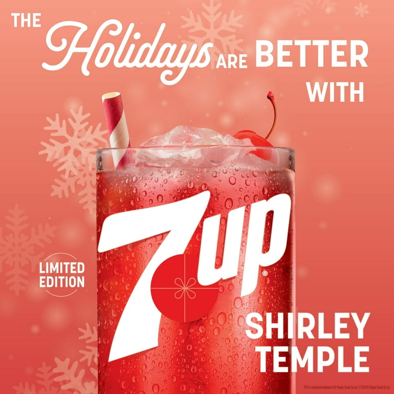 7up Shirley Temple Pomegranate & Cherry 355ml