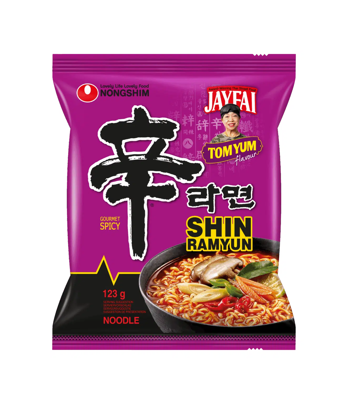 Nongshim Shin Ramyun Tom Yum Flavour 123g