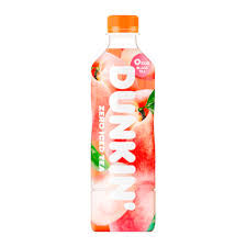 Dunkin zero ice tea white peach
