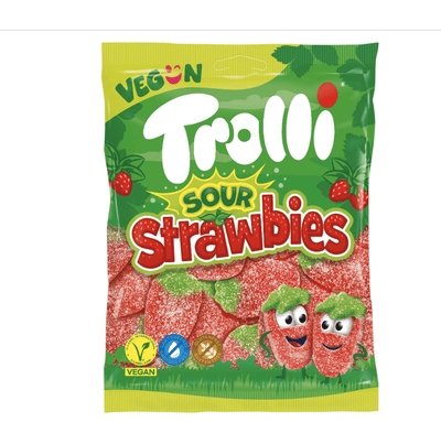 Trolli sour strawberry 175g