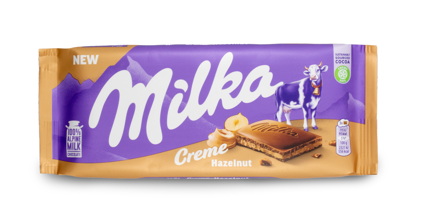 Milka Creme Halzelnut 100g