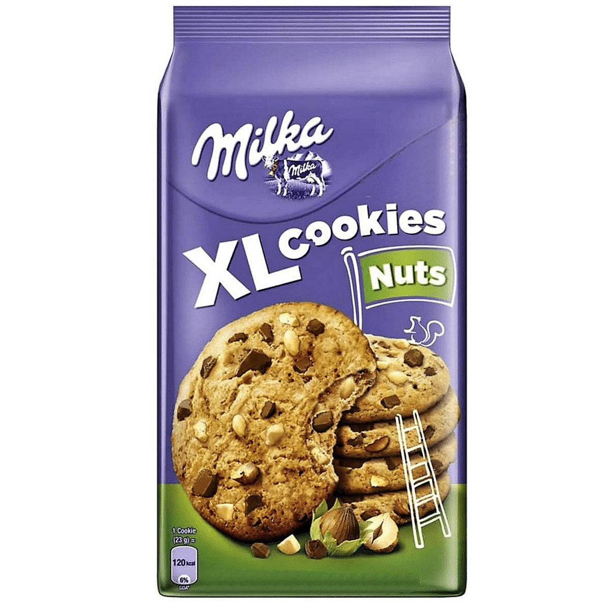 Milka Xl Cookies Nut 184g