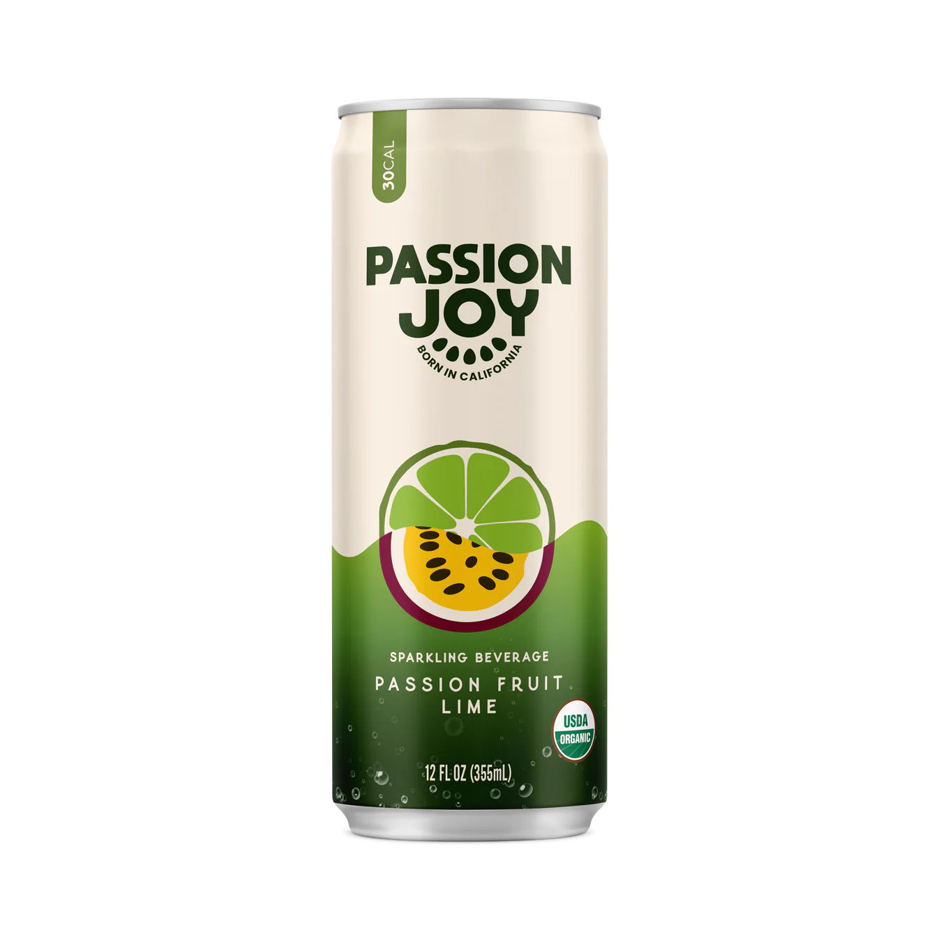 Passion Joy Passionfruit Lime Organic 355ml