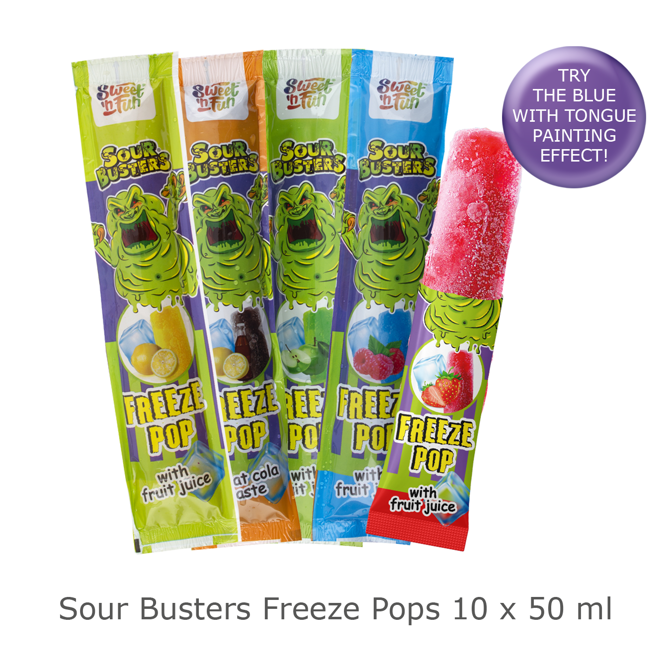 Sour Busters Freeze Pop 500ml