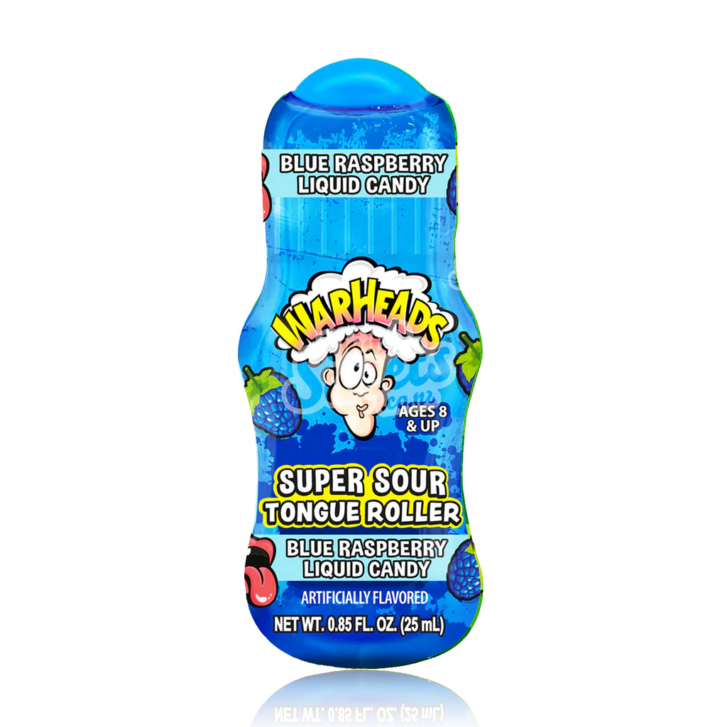 Warheads Super Sour Tongue Blueberry Liquid Candy 25ml