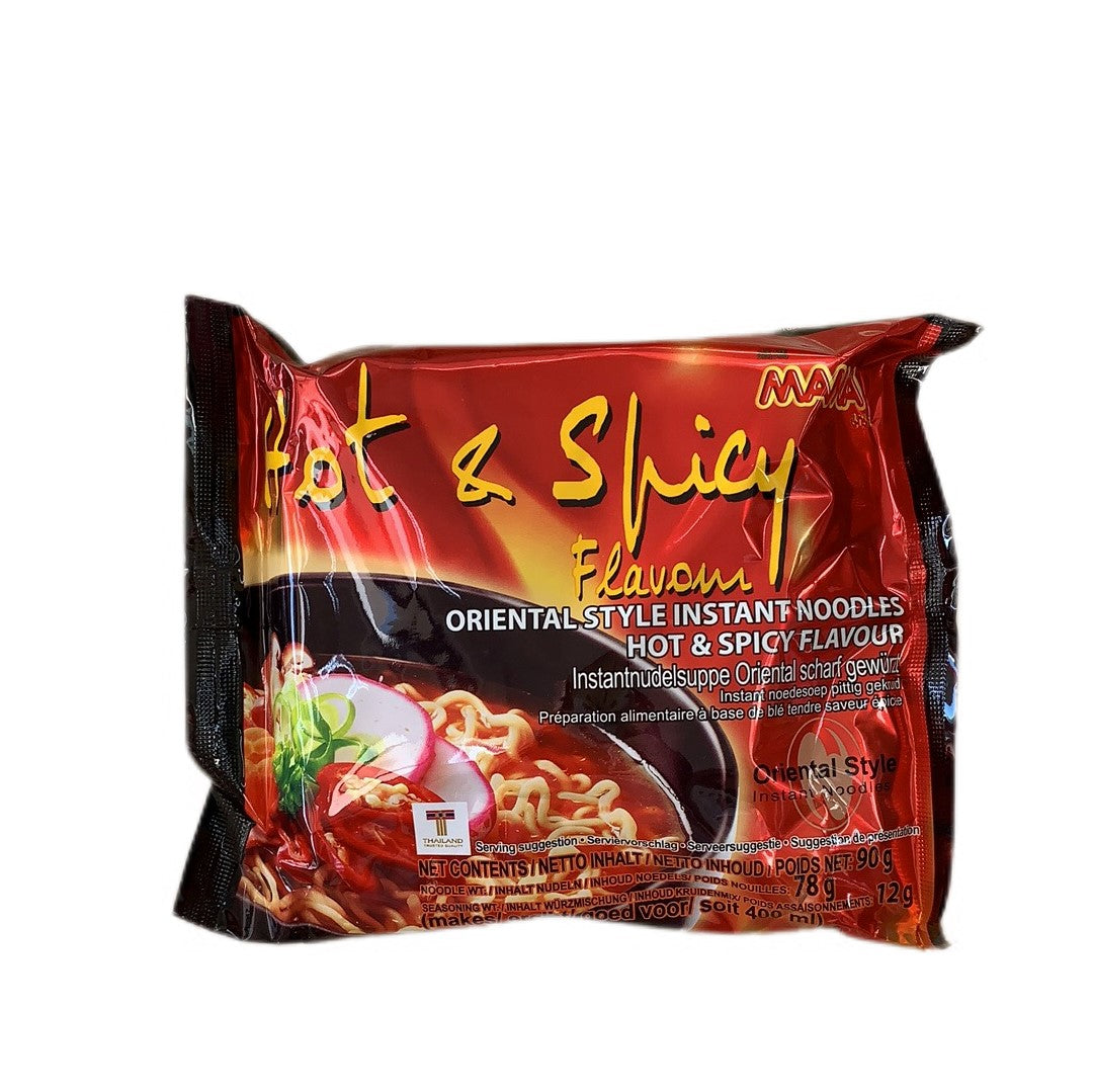 Mama hot & spicy instant noodles 90g