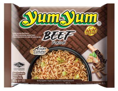 Yumyum Instant Noodles Beef flavor 60 g