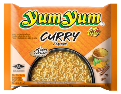 Yumyum Instant Noodle Curry Flavour 60g